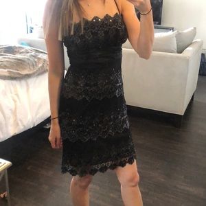 Black sparkly prom or homecoming dress